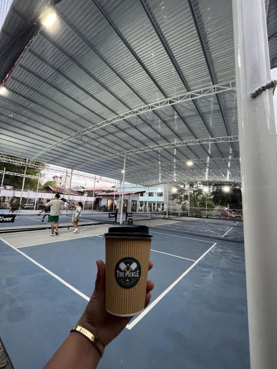 The Pickle Park and Café pickleball court
