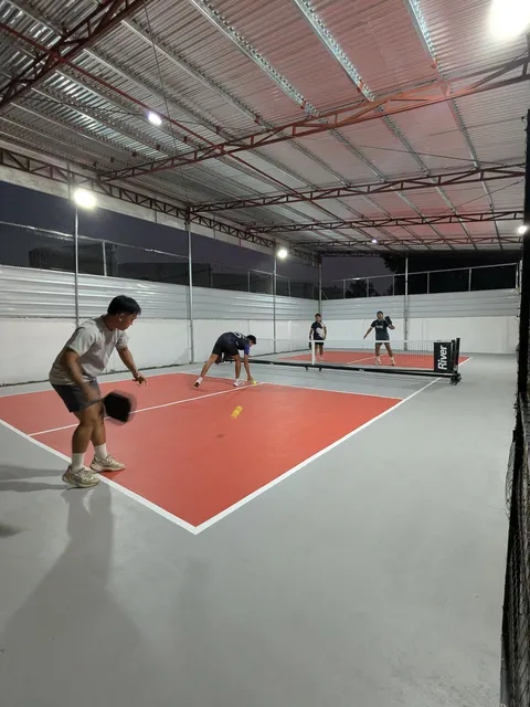 Behind the Kitchen pickleball court