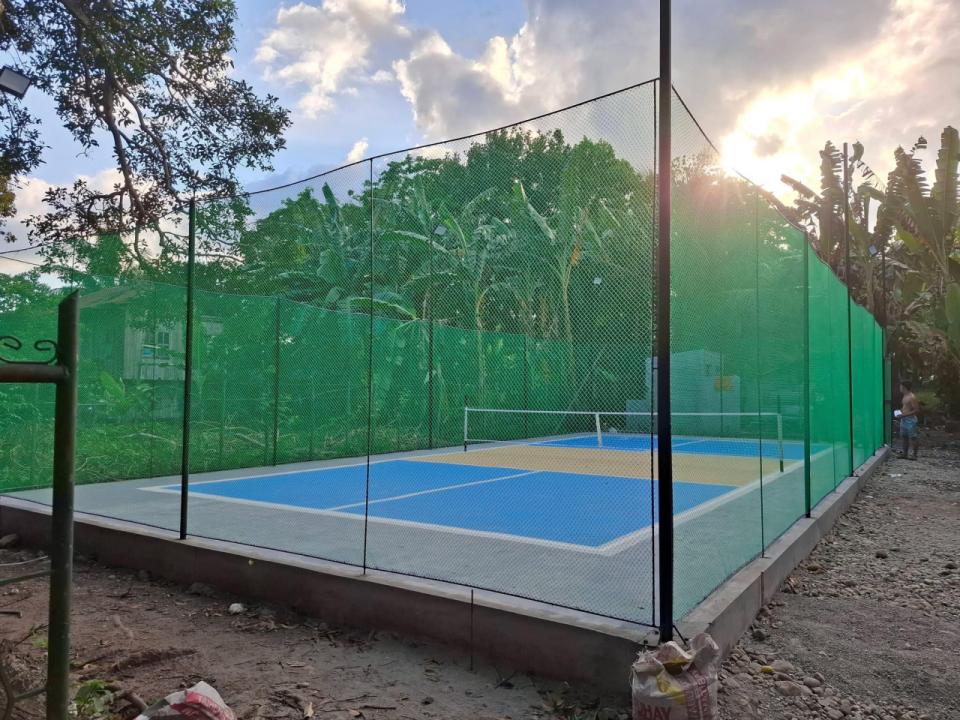 On Court Pickle Spot pickleball court