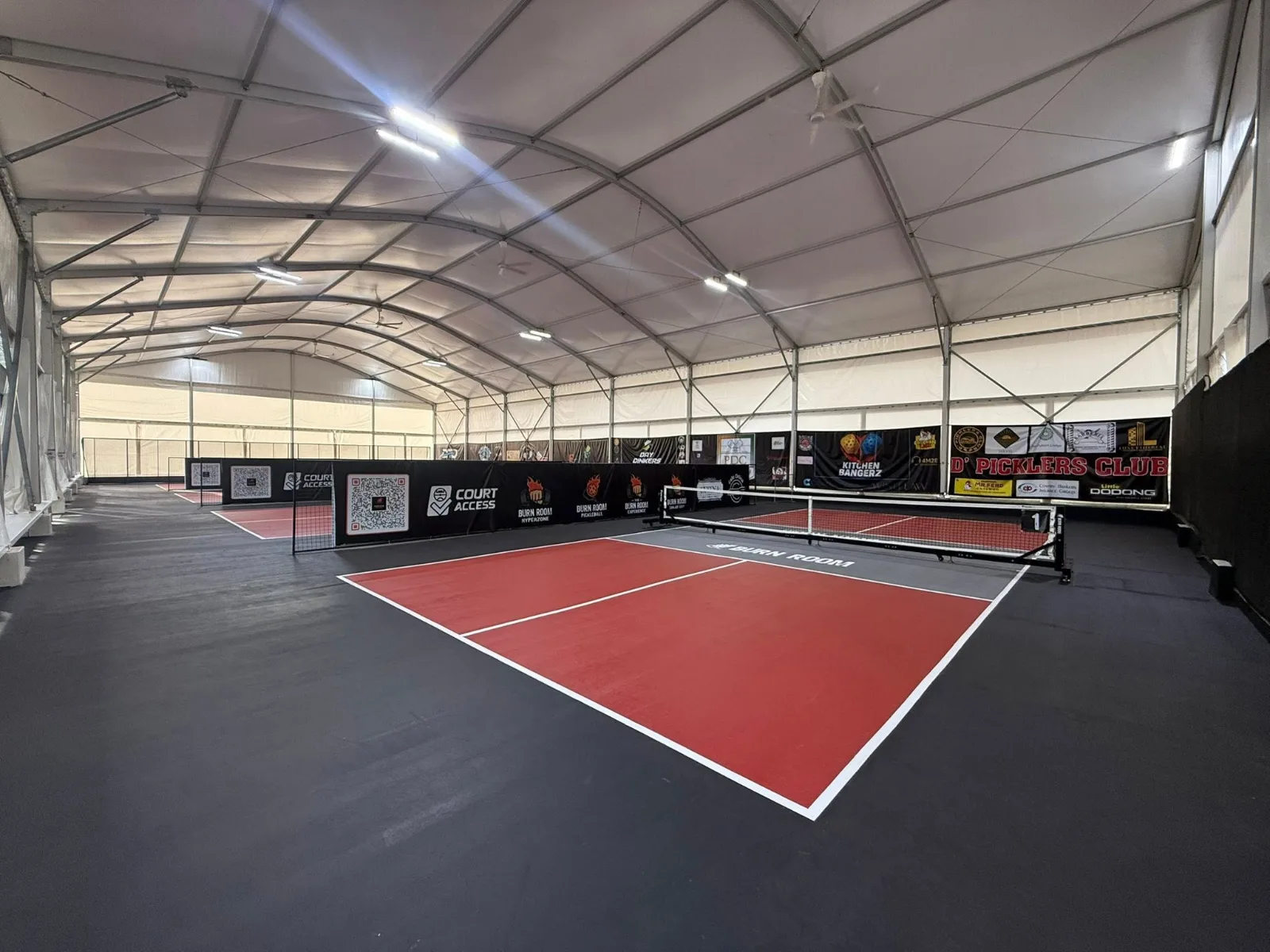 Burn Room Pickleball pickleball court